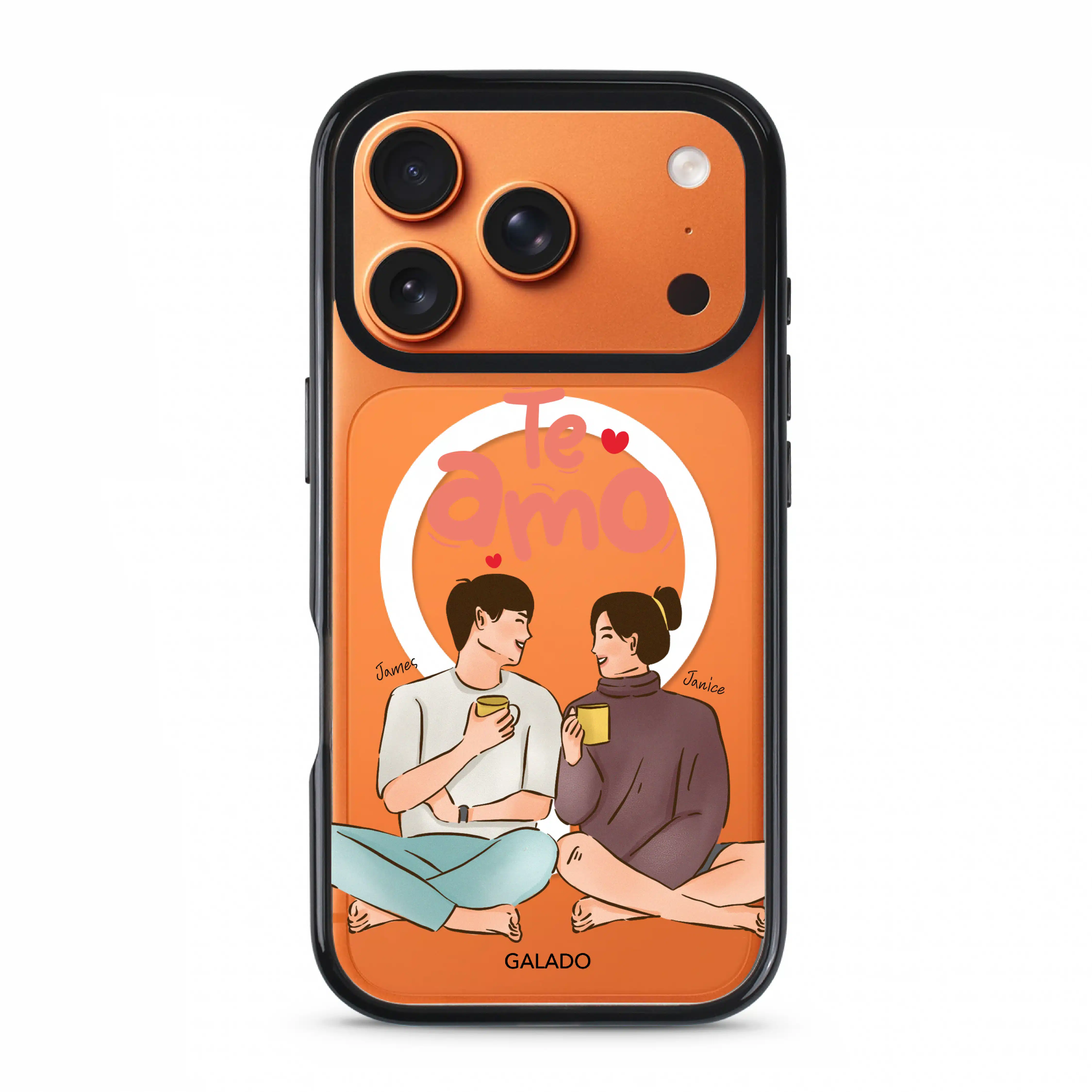 Te Amo Custom Name phone case - GALADO Malaysia