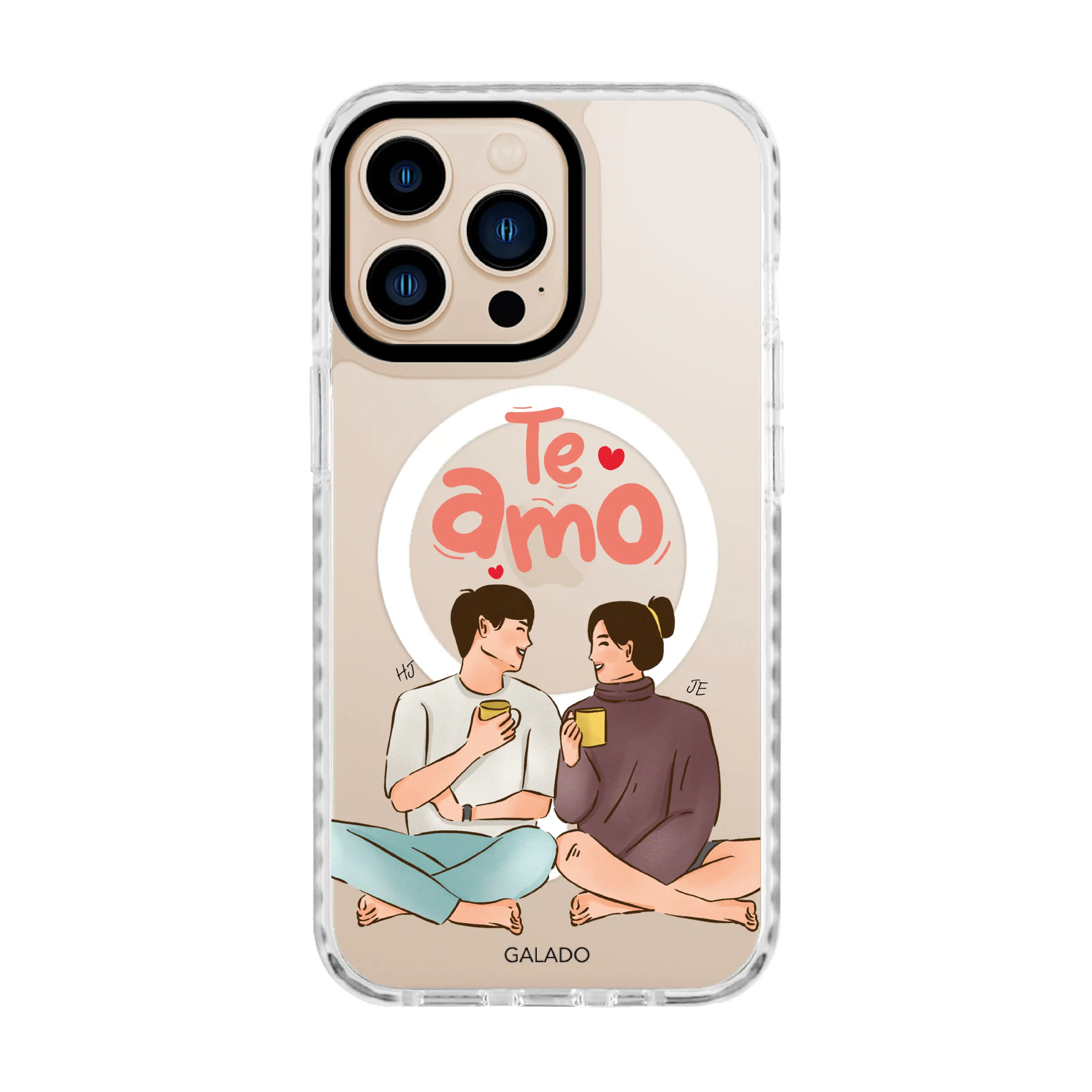 Te Amo Custom Name phone case - GALADO Malaysia