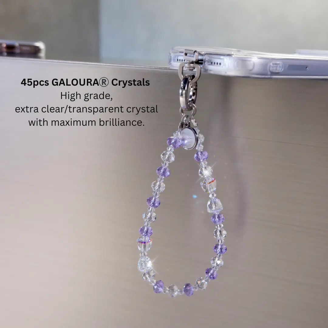 Roselia (Purple) GALOURA Phone Charm - GALADO Malaysia