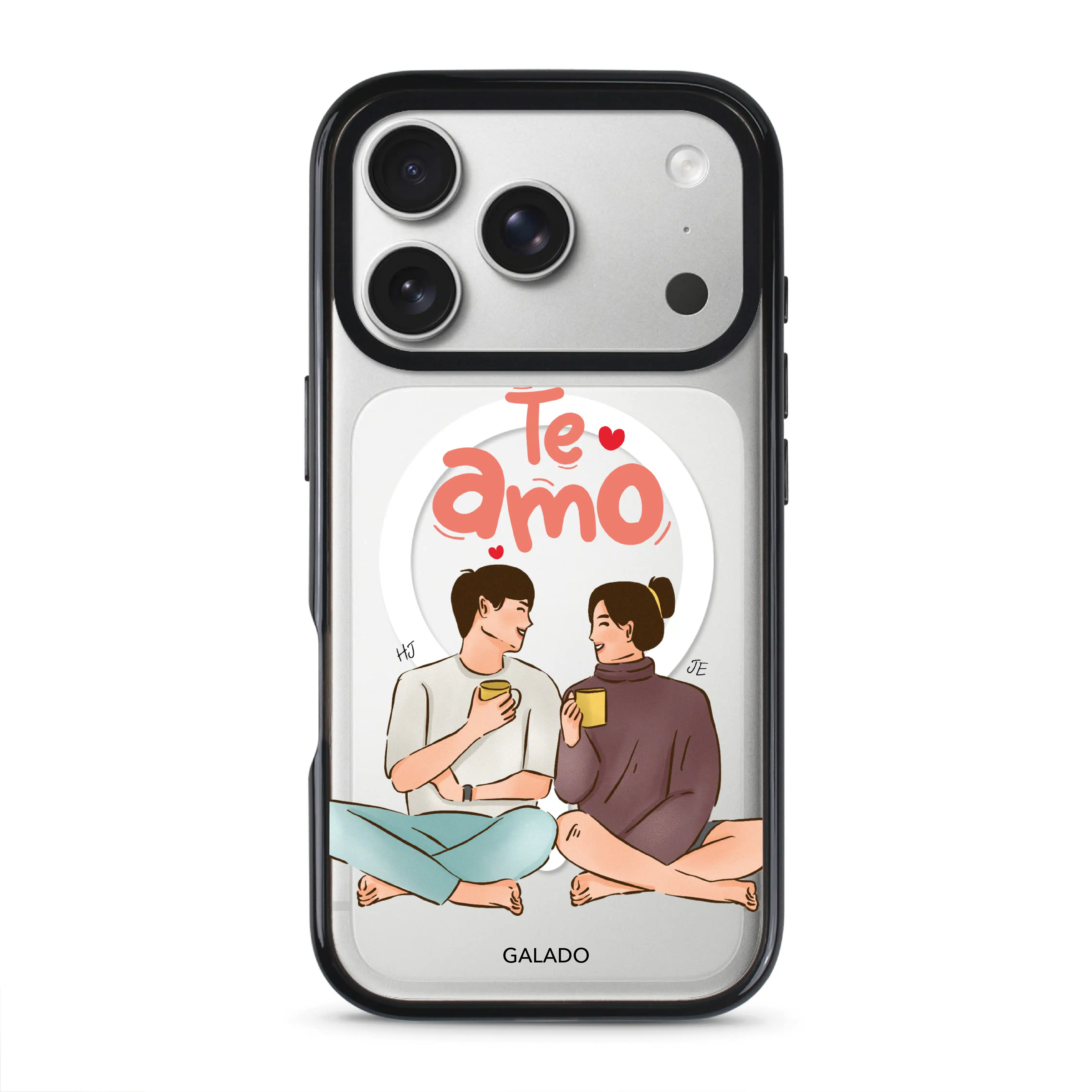 Te Amo Custom Name phone case - GALADO Malaysia