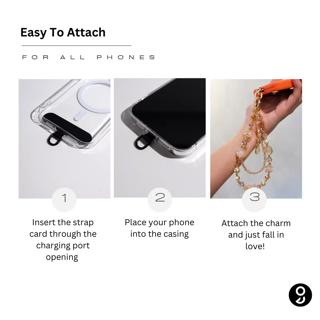 Rose Reverie Phone Charm - GALADO Malaysia