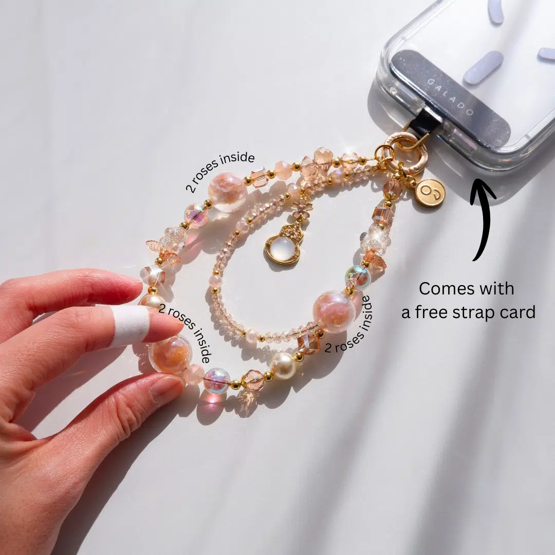Rose Reverie Phone Charm - GALADO Malaysia