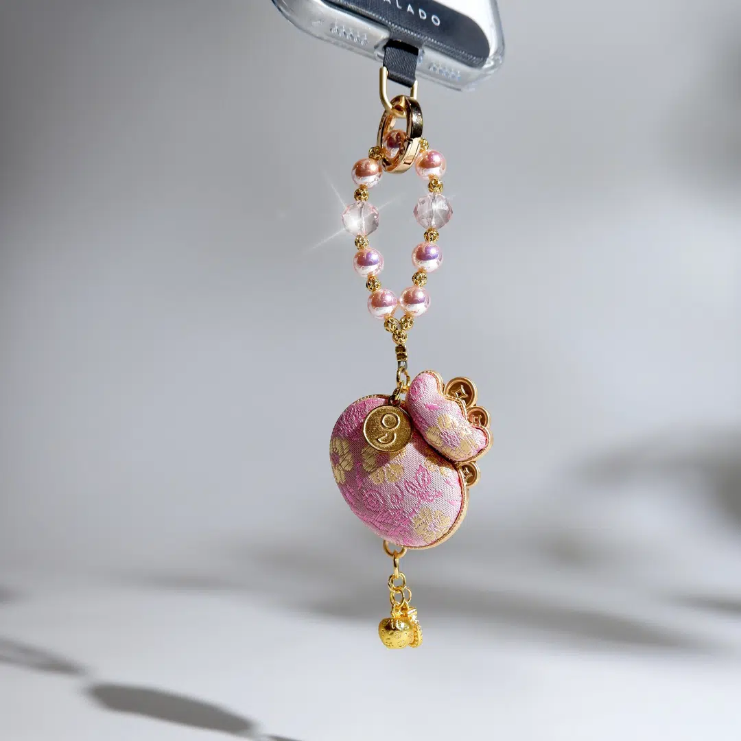 Pink Fortune Pouch Charm - GALADO Malaysia