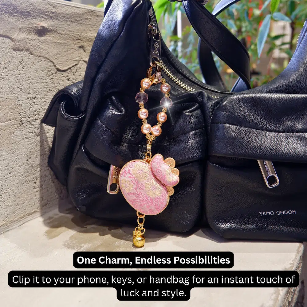 Pink Fortune Pouch Charm - GALADO Malaysia