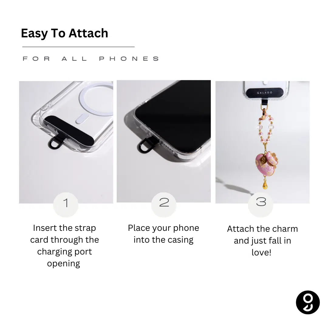 Pink Fortune Pouch Charm - GALADO Malaysia