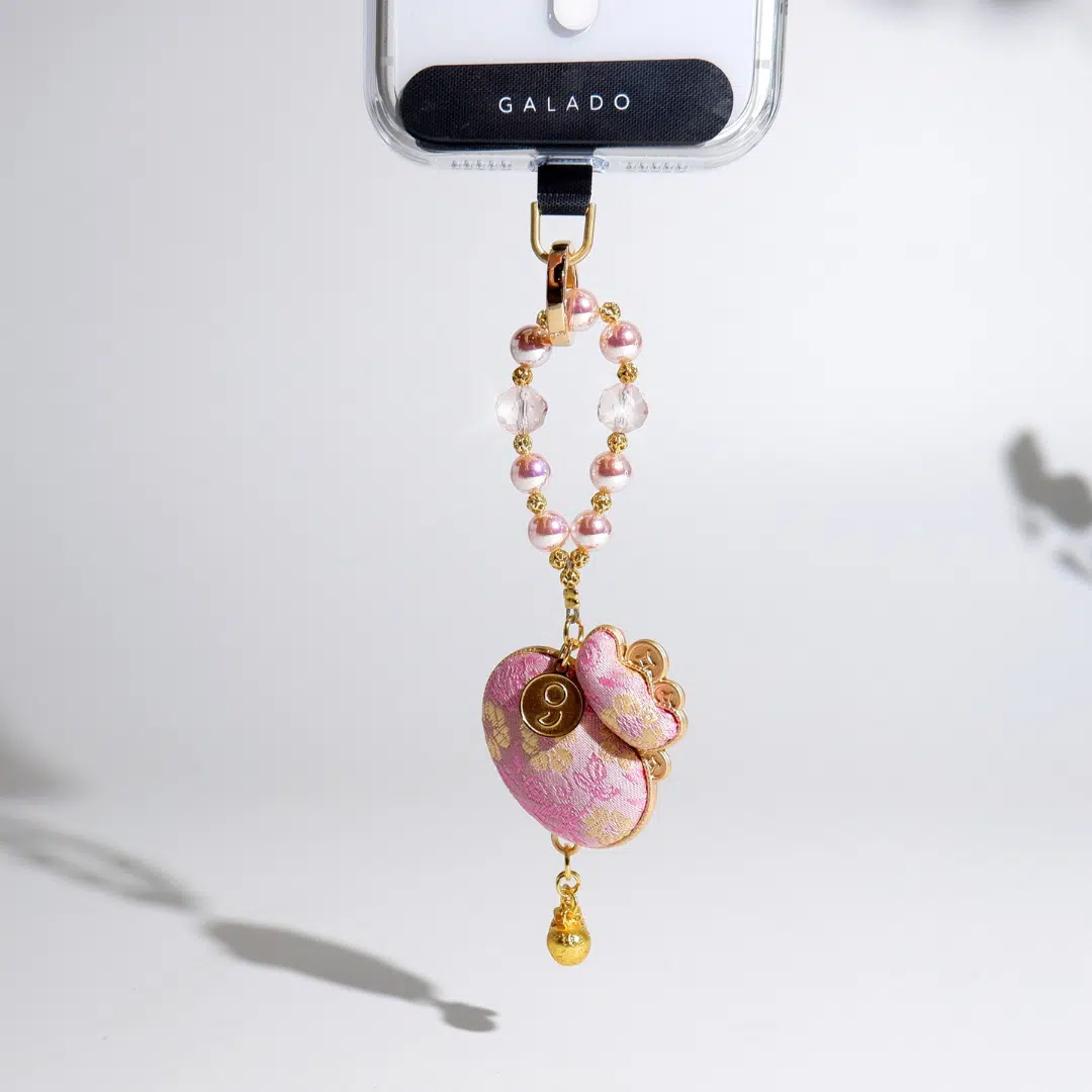 Pink Fortune Pouch Charm - GALADO Malaysia