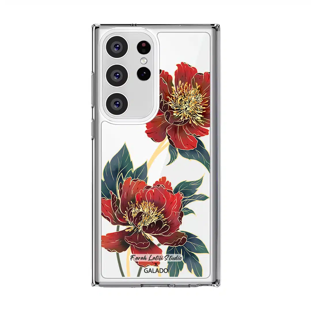 Farah Latifi - Crimson Reverie phone case - GALADO Malaysia