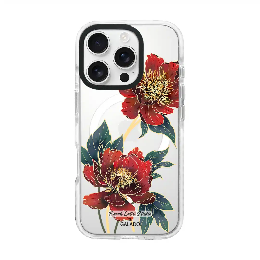 Farah Latifi - Crimson Reverie phone case - GALADO Malaysia