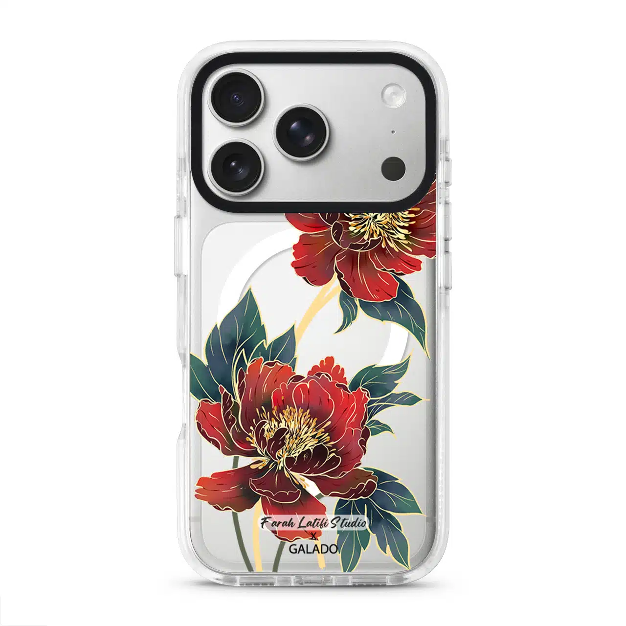 Farah Latifi - Crimson Reverie phone case - GALADO Malaysia