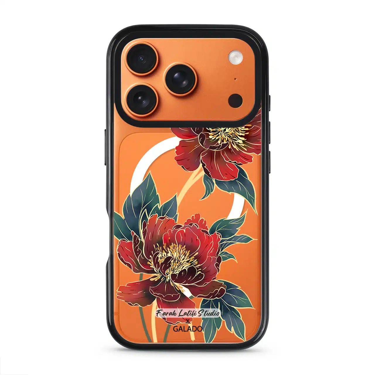 Farah Latifi - Crimson Reverie phone case - GALADO Malaysia