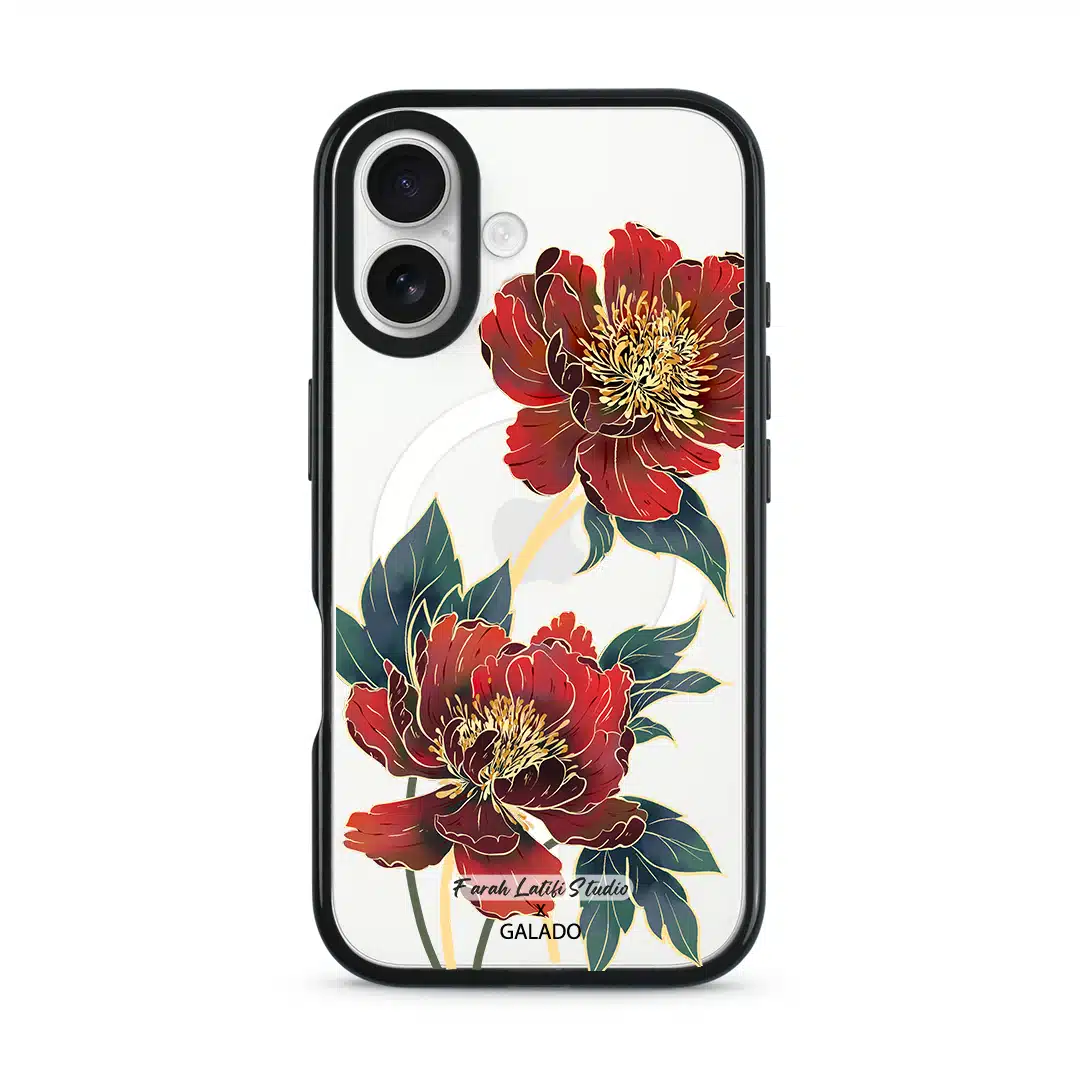 Farah Latifi - Crimson Reverie phone case - GALADO Malaysia