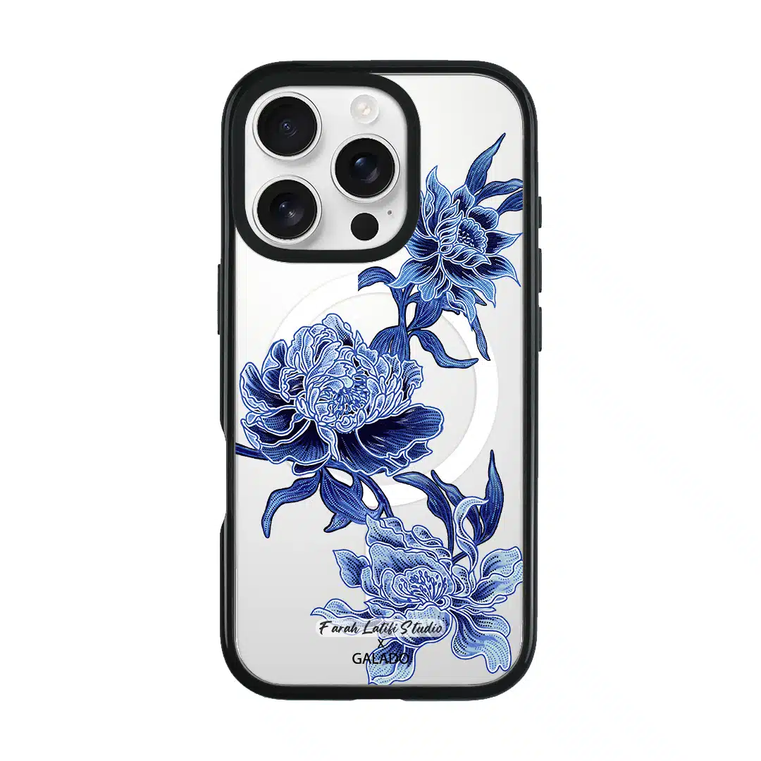 Farah Latifi - Midnight Bloom phone case - GALADO Malaysia