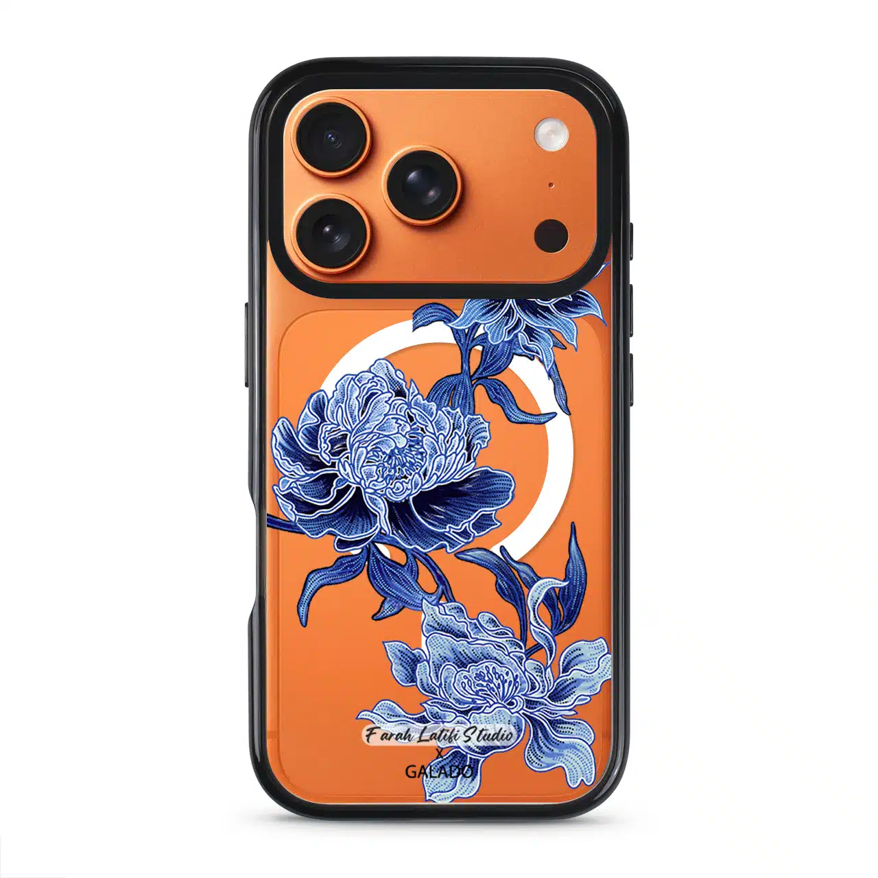Farah Latifi - Midnight Bloom phone case - GALADO Malaysia