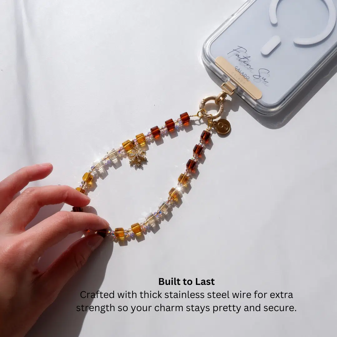 Golden Ember Phone Charm - GALADO Malaysia