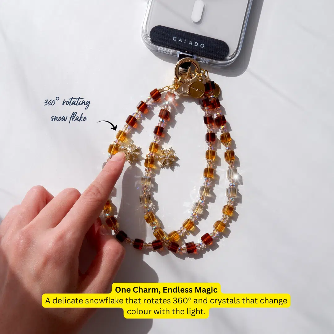 Golden Ember Phone Charm - GALADO Malaysia
