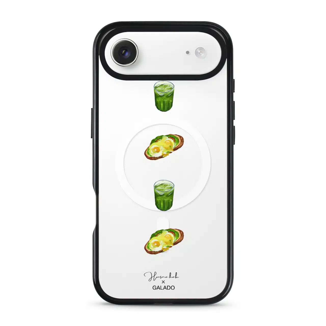 Husnahak - Eggs Benedict and Matcha phone case - GALADO Malaysia