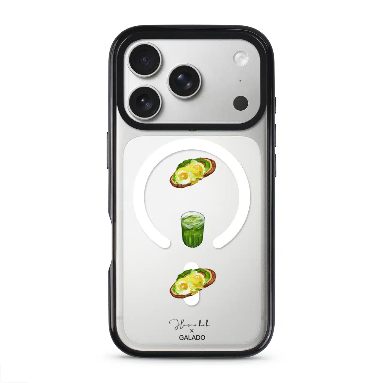 Husnahak - Eggs Benedict and Matcha phone case - GALADO Malaysia