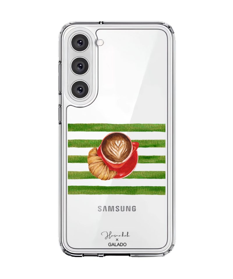 HusnaHak.art - Latte and Croissant phone case - GALADO Malaysia