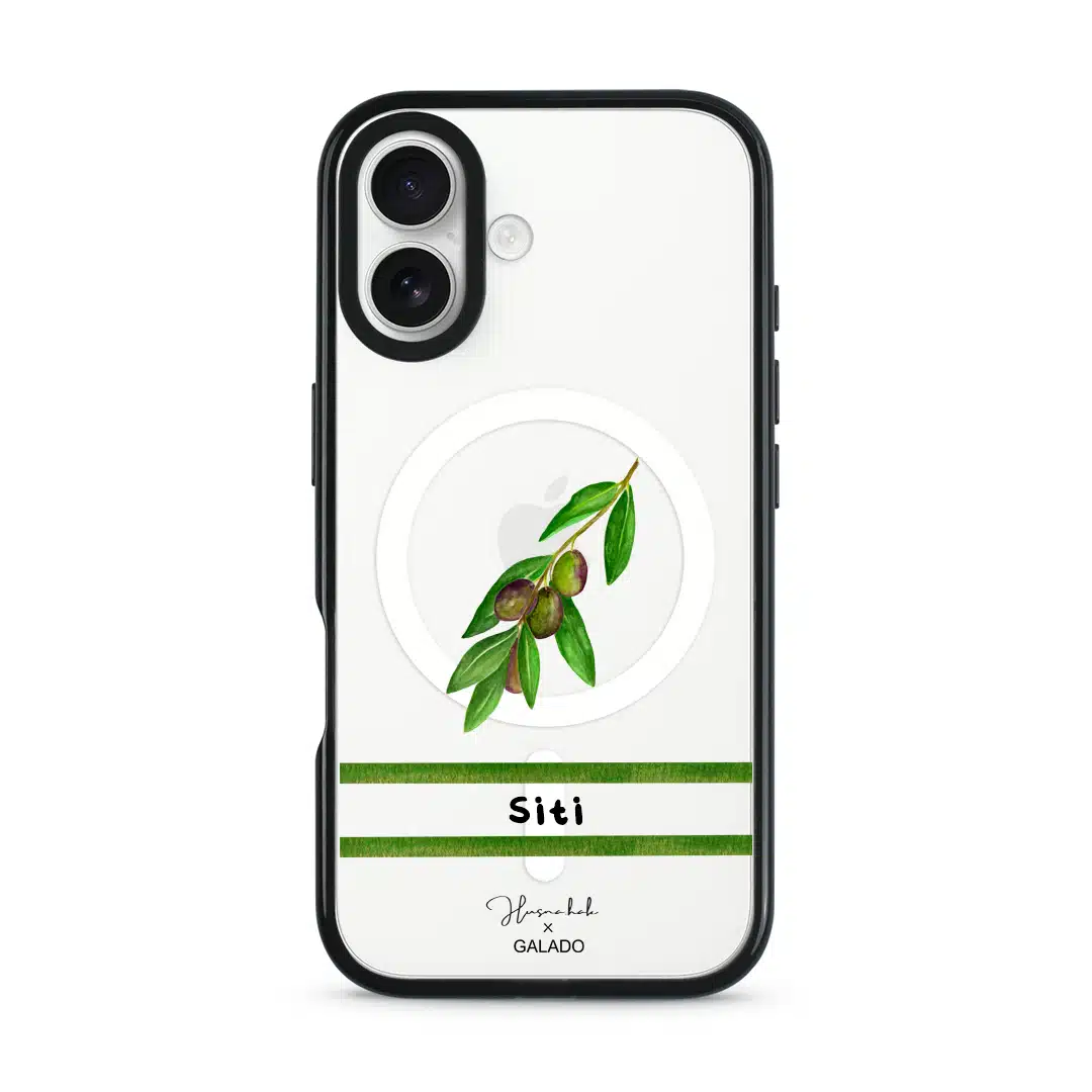 HusnaHak.art - Olive Branch phone case - GALADO Malaysia