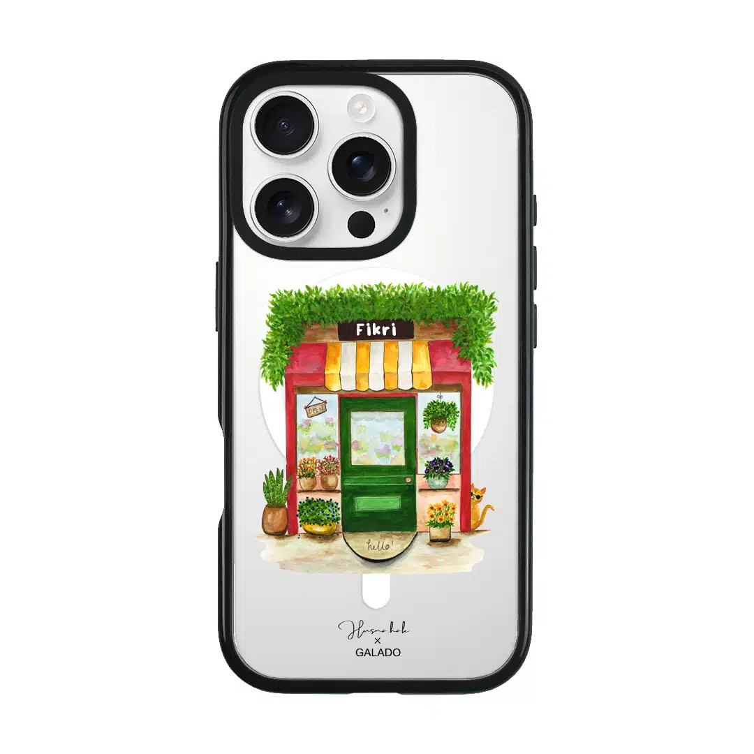 HusnahHak.art - Bloom and Whiskers phone case - GALADO Malaysia