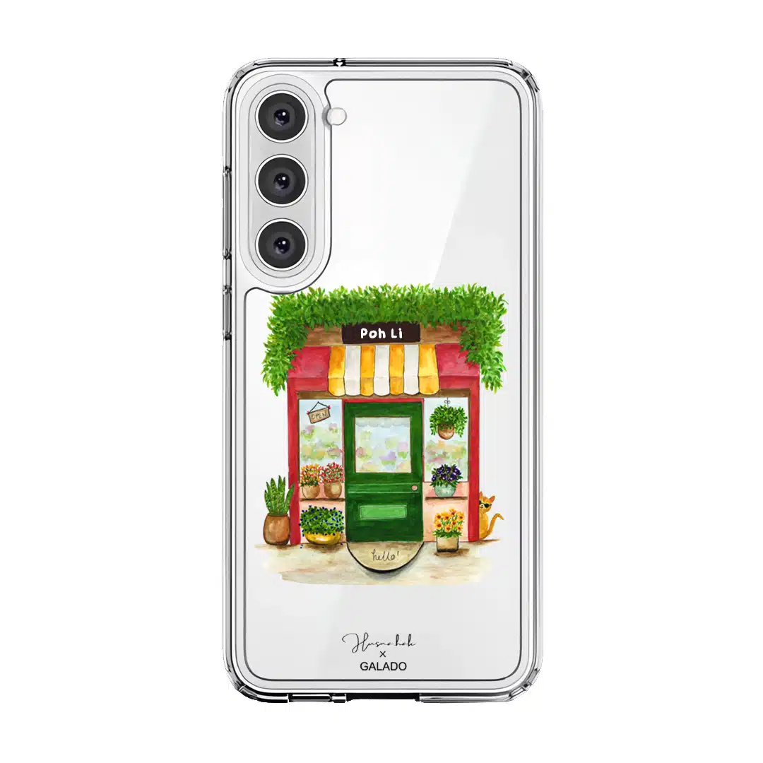 HusnahHak.art - Bloom and Whiskers phone case - GALADO Malaysia