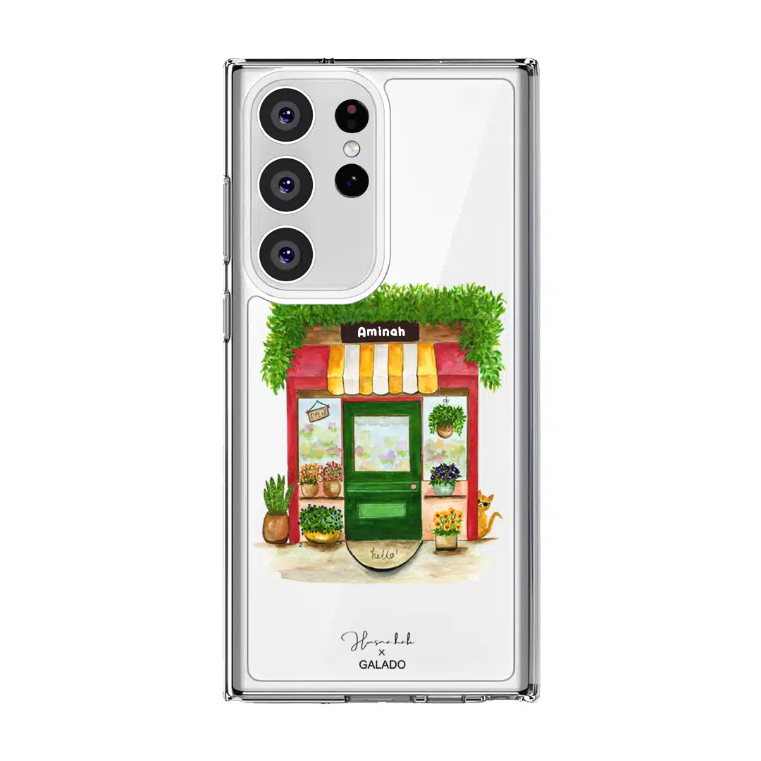 HusnahHak.art - Bloom and Whiskers phone case - GALADO Malaysia