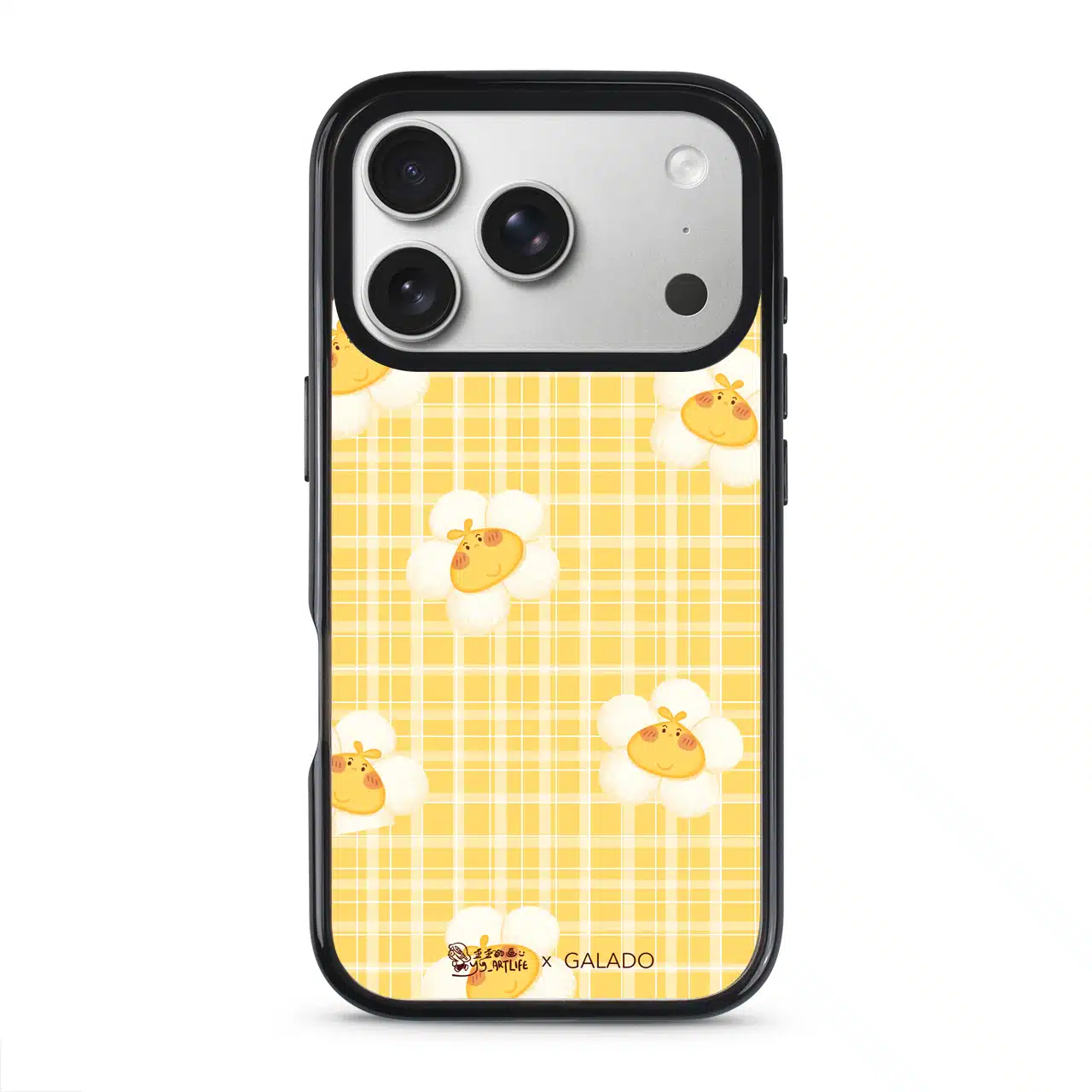 YY_Artlife - Checkered Bloom phone case - GALADO Malaysia