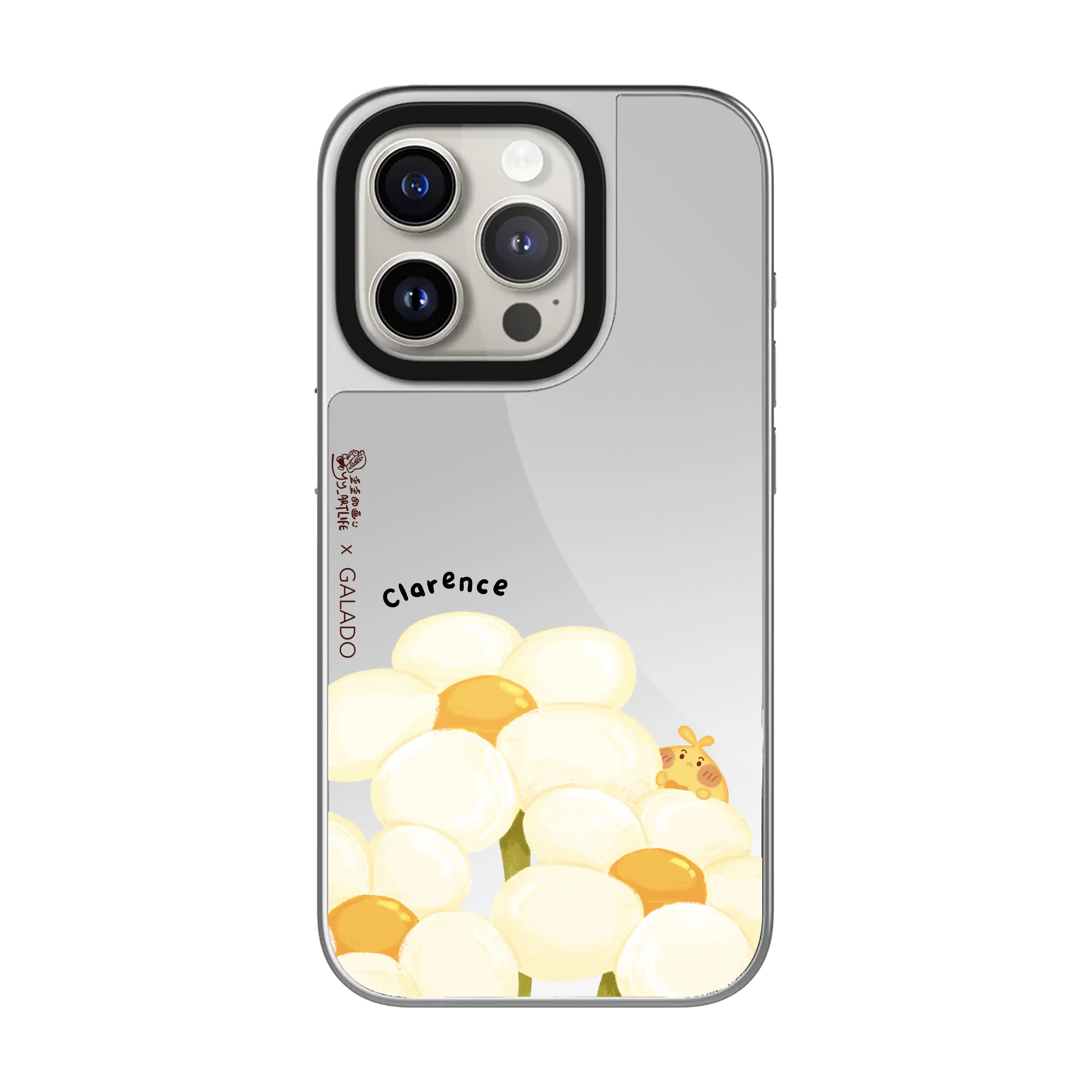 Silver Mirror - YY_Artlife - In A Field Of Daisies phone case - GALADO Malaysia