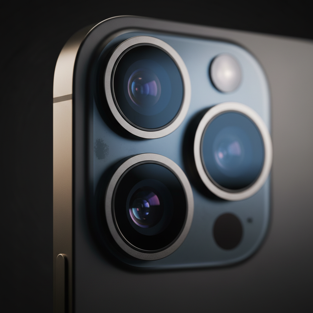 iPhone 17 camera module close-up