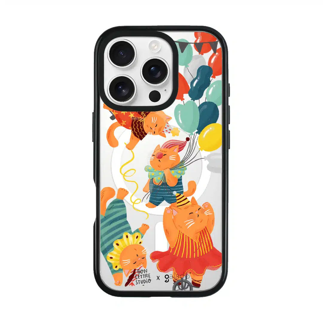 Bon Lettre Studio - Circus Cat phone case - GALADO Malaysia