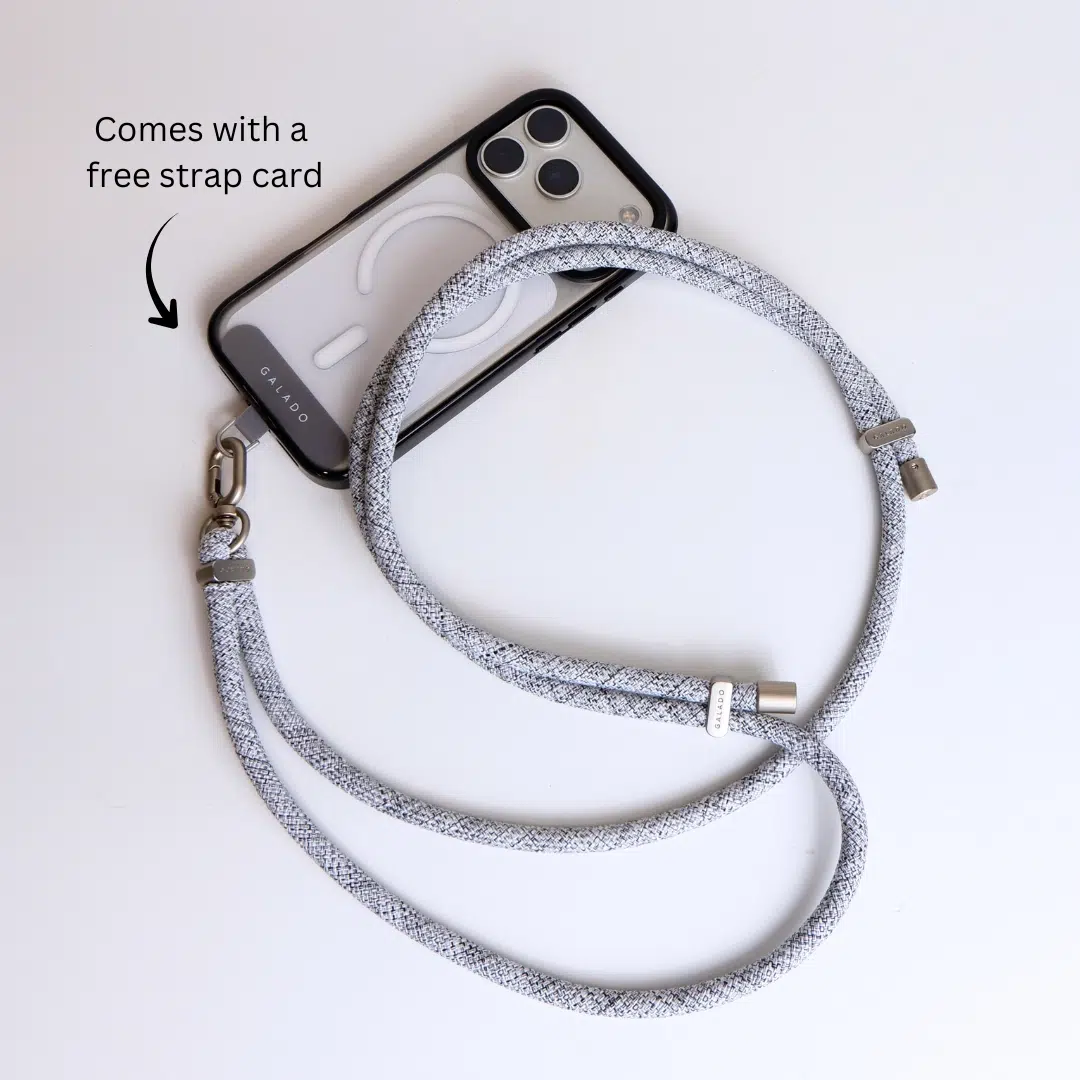 Crossbody Phone Strap - Soft Steel (7mm) - GALADO Malaysia