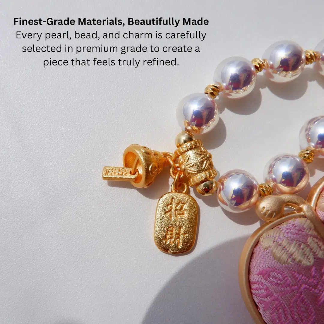 Blooming Fortune Cat Charm - GALADO Malaysia
