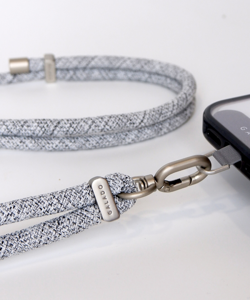 Crossbody Phone Strap - Soft Steel (7mm)