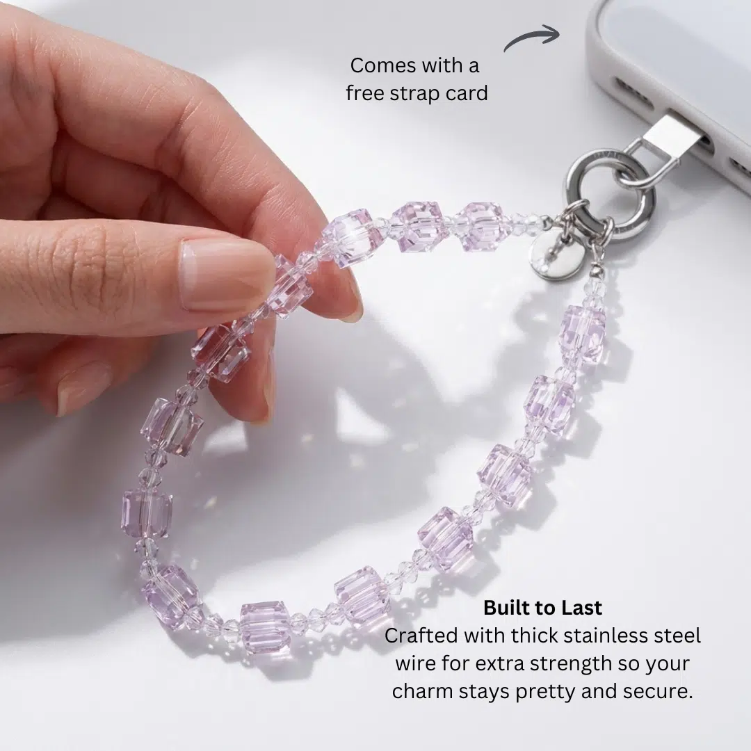 Rosèline Pink Phone Charm - GALADO Malaysia