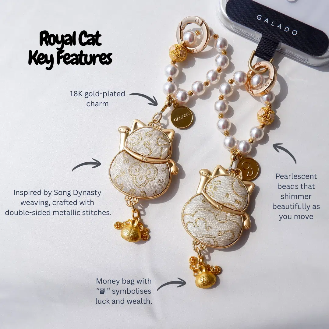 Royal Imperial Cat Charm - GALADO Malaysia