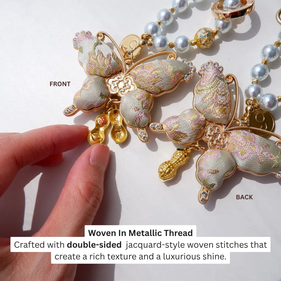 Silk Bloom Butterfly Charm - GALADO Malaysia