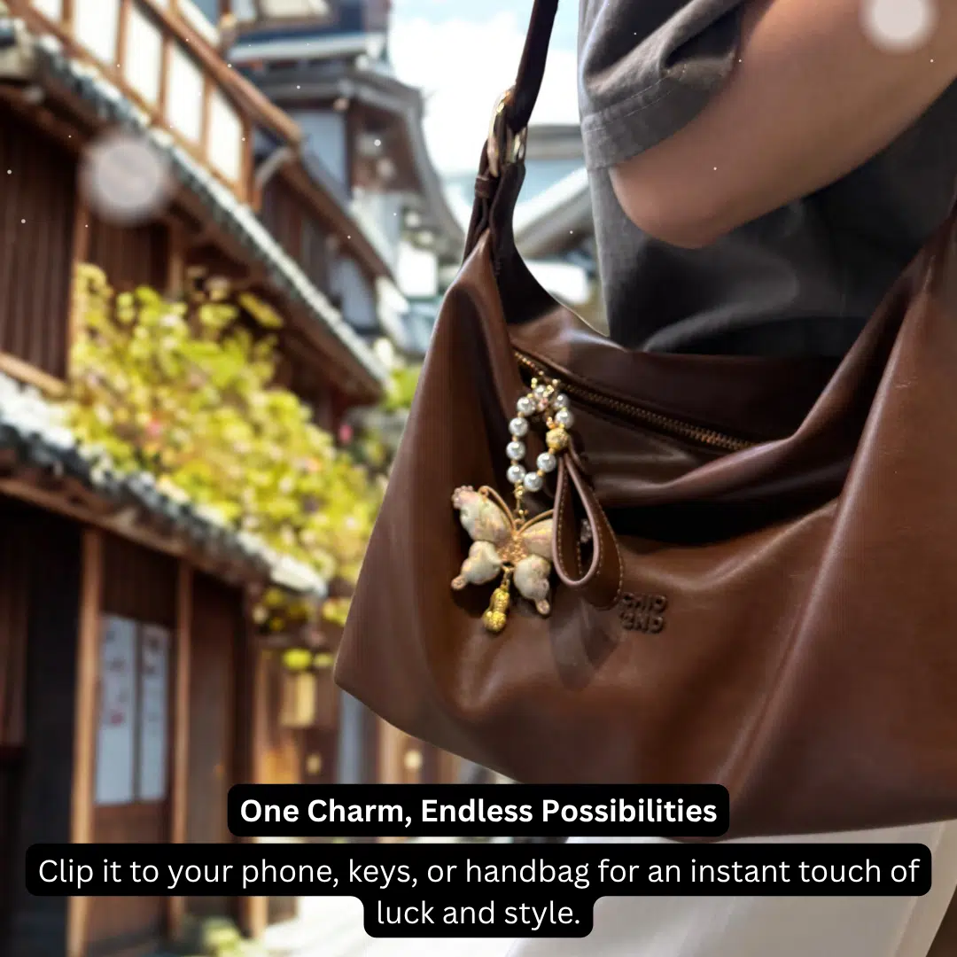 Silk Bloom Butterfly Charm - GALADO Malaysia
