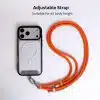 Crossbody Phone Strap - Orange (7mm) - GALADO Malaysia