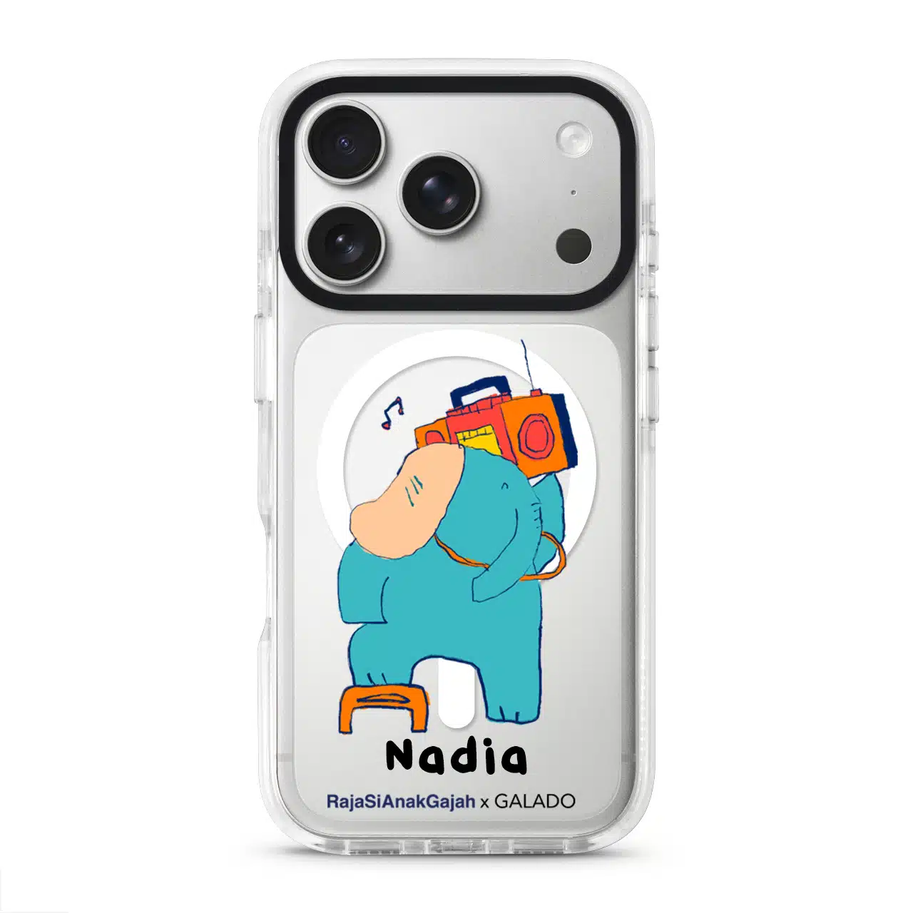 RajiminKontak - Raja and the Radio phone case - GALADO Malaysia