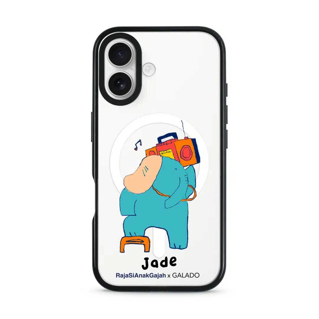 RajiminKontak - Raja and the Radio phone case - GALADO Malaysia