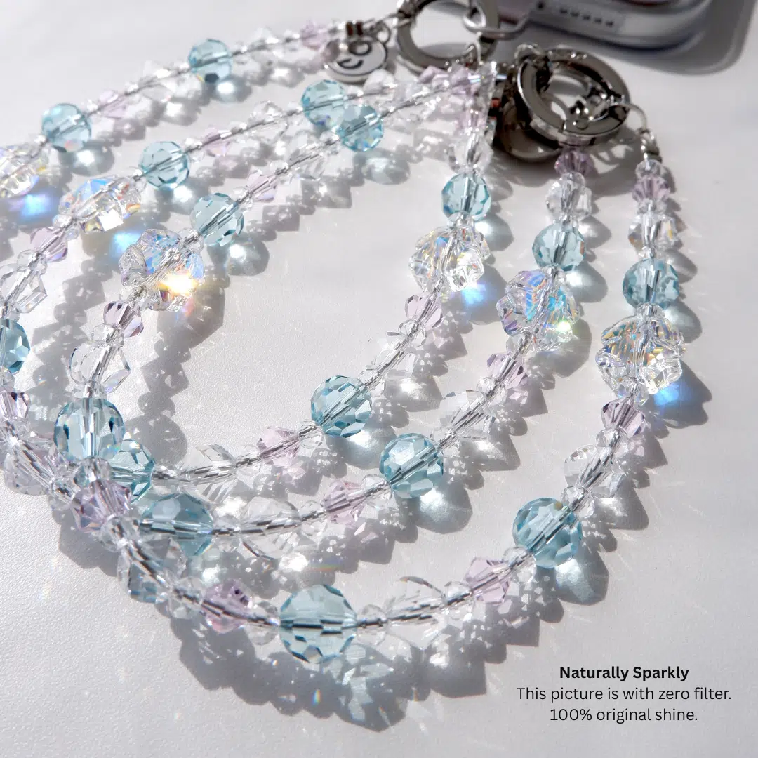 Azure Clover Phone Charm - GALADO Malaysia