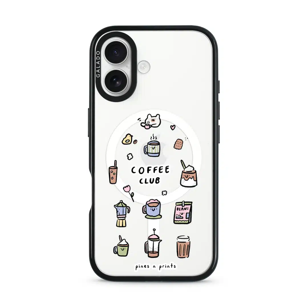 pines n prints - Coffee Club phone case - GALADO Malaysia