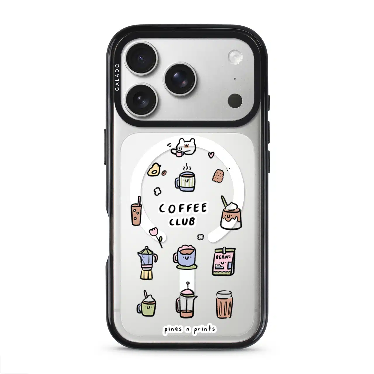 pines n prints - Coffee Club phone case - GALADO Malaysia