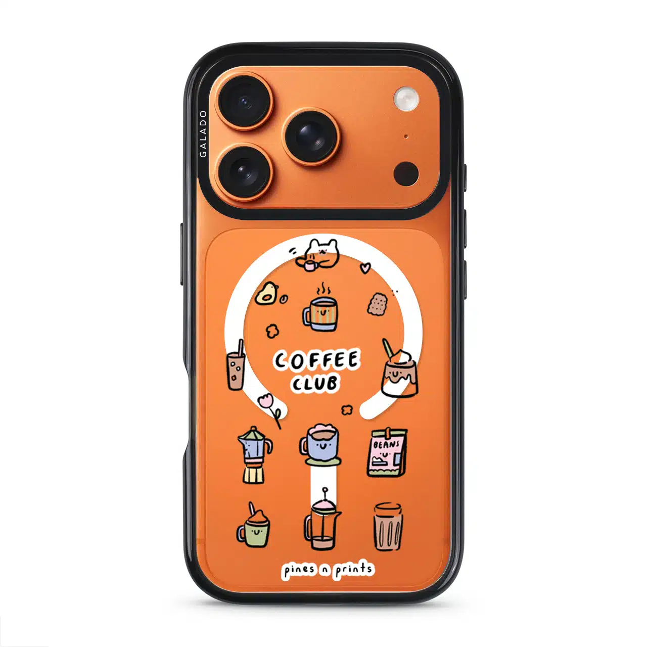 pines n prints - Coffee Club phone case - GALADO Malaysia