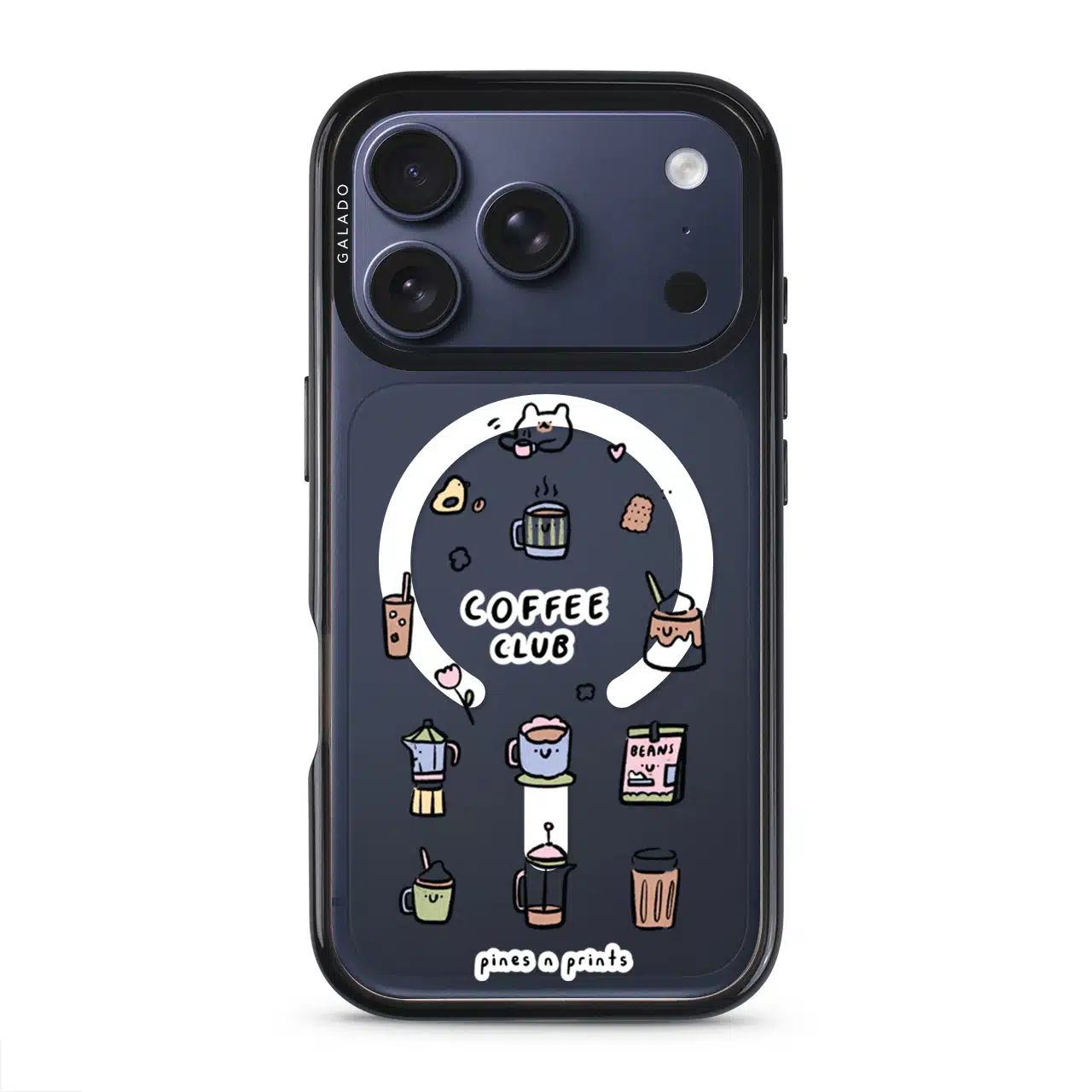 pines n prints - Coffee Club phone case - GALADO Malaysia