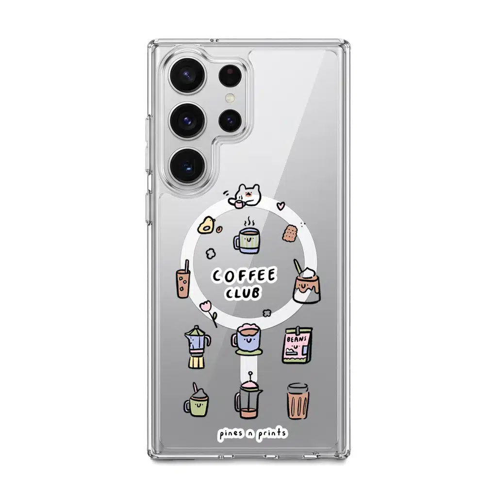 pines n prints - Coffee Club phone case - GALADO Malaysia