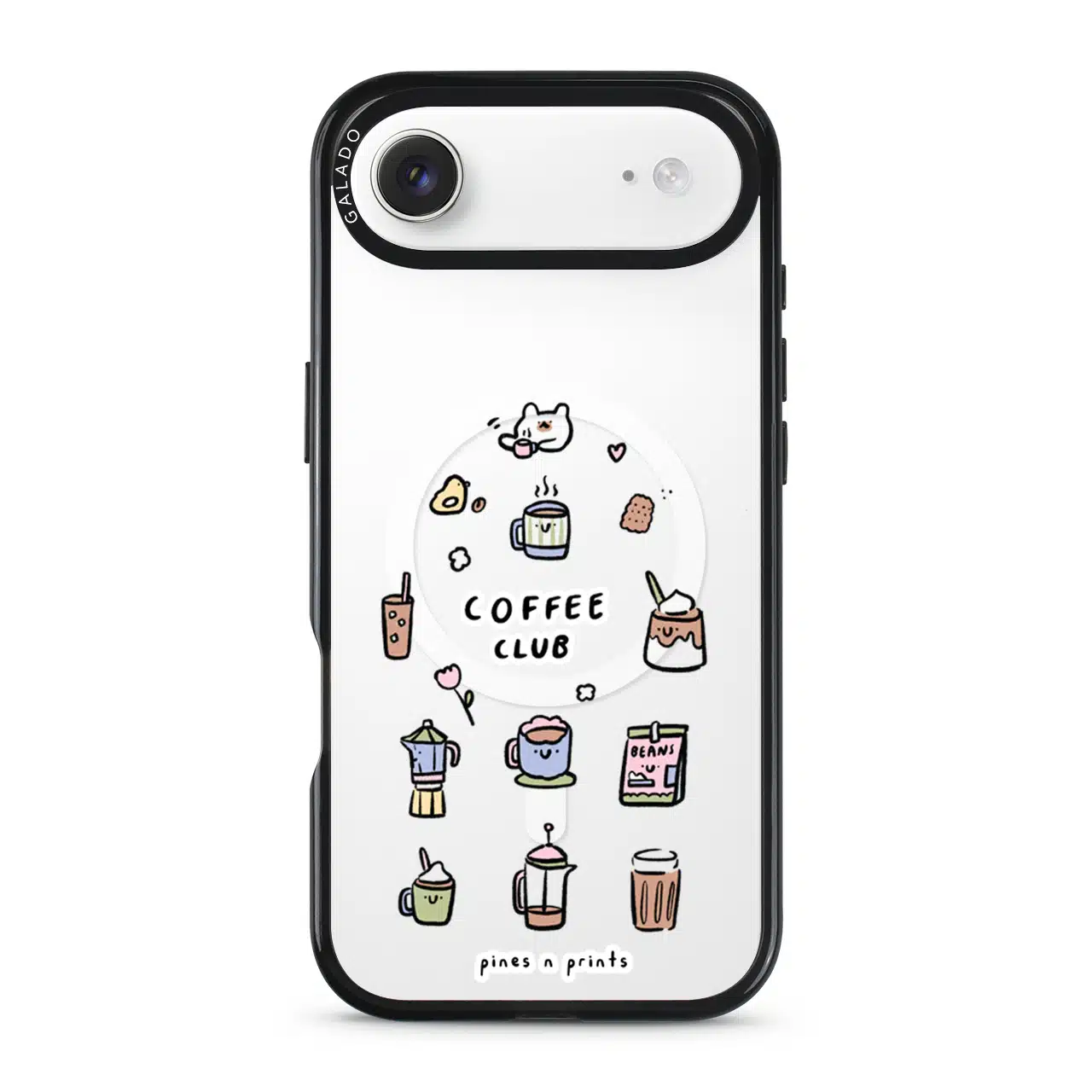 pines n prints - Coffee Club phone case - GALADO Malaysia