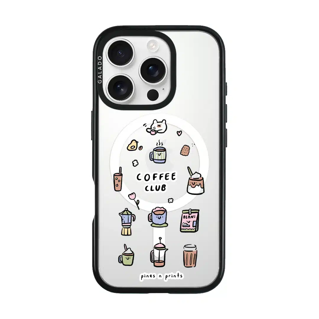 pines n prints - Coffee Club phone case - GALADO Malaysia