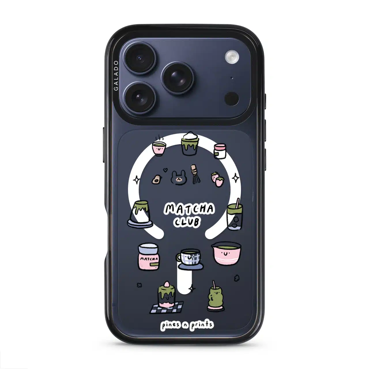 pines n prints - Matcha Club phone case - GALADO Malaysia