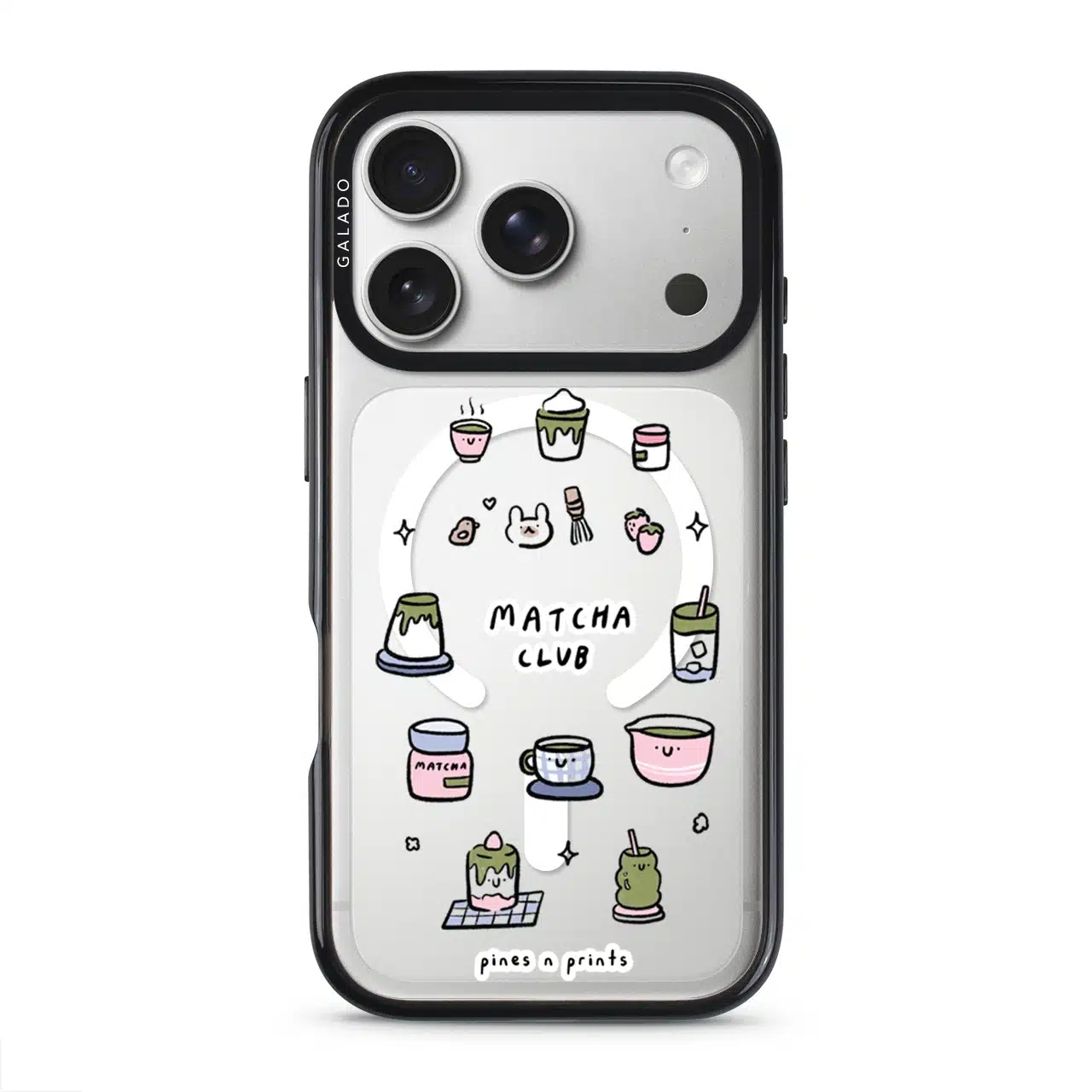 pines n prints - Matcha Club phone case - GALADO Malaysia